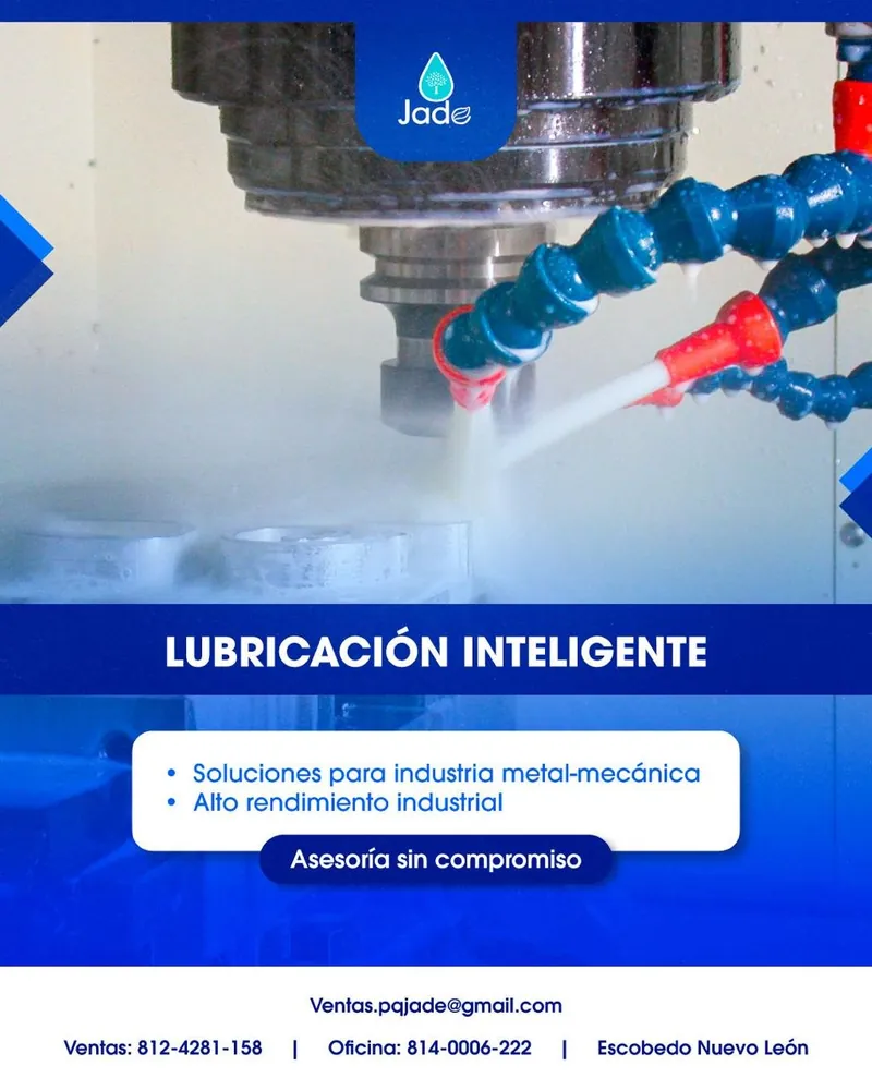 Jade Lubricantes: lubricación inteligente para industria metal-mecánica